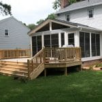 New Screened porch and deck