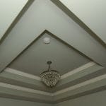 A tray ceiling is an elegant addition to any room.